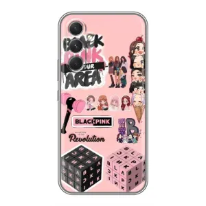 Чехлы с картинкой для Samsung Galaxy S26 Edge (BLACK PINK коллаж)