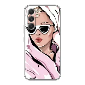 Чехол с картинкой Модные Девчонки Samsung Galaxy S26 Edge (Девушка в халате)