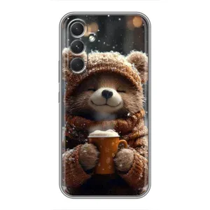 Друкований чохол 'Звірята з кавою' для Samsung Galaxy S26 Edge (Ведмедик з кавою)
