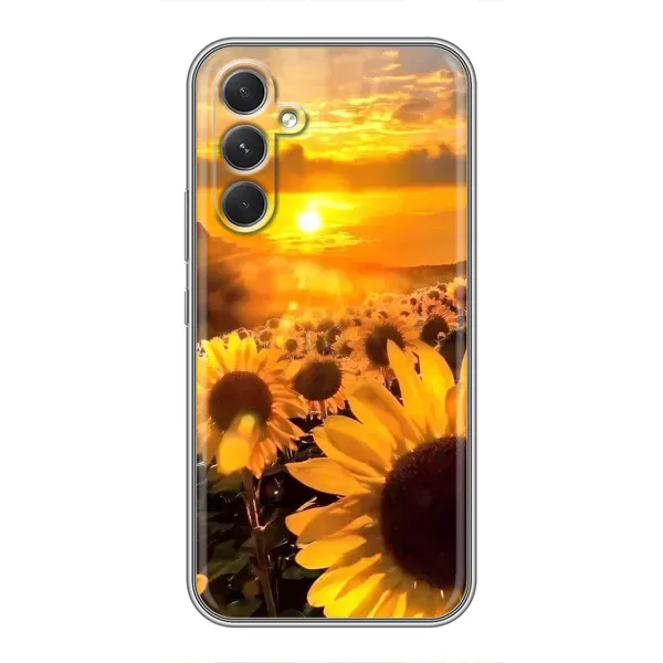 Чехол с рисунком «поле подсолнухов» для Samsung Galaxy S26 Edge