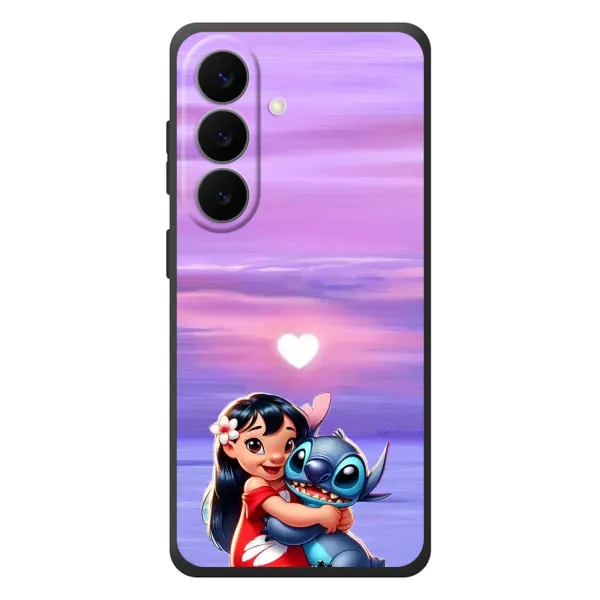 Чехол с рисунком «Стич и Лило» для Samsung Galaxy S26 FE Чехол с рисунком «Стич и Лило» для Samsung Galaxy S26 FE