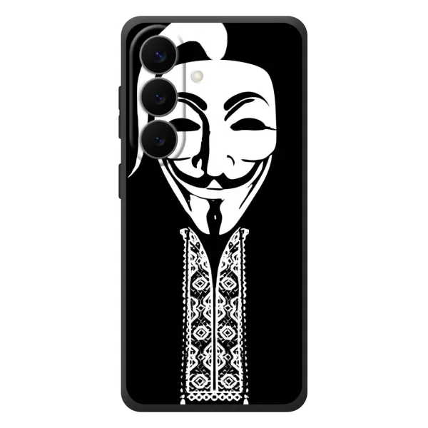Чехол с рисунком «Анонимус» для Samsung Galaxy S26 Plus Чехол с рисунком «Анонимус» для Samsung Galaxy S26 Plus
