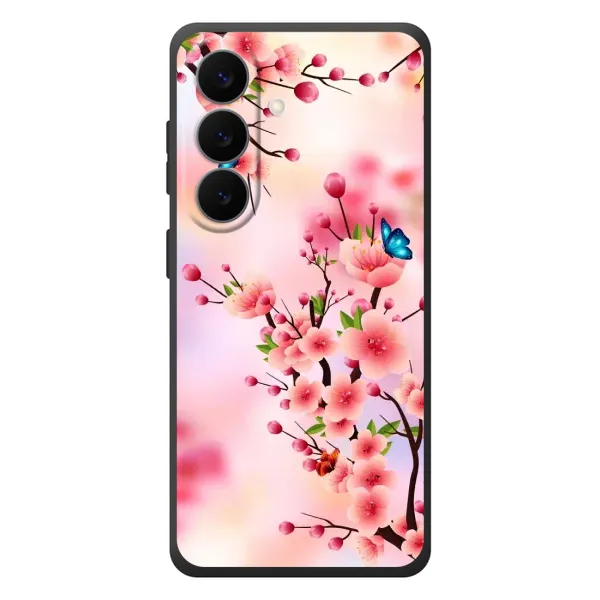 Чехол с рисунком «Бабочки на сакуре» для Samsung Galaxy S26 Plus Чехол с рисунком «Бабочки на сакуре» для Samsung Galaxy S26 Plus