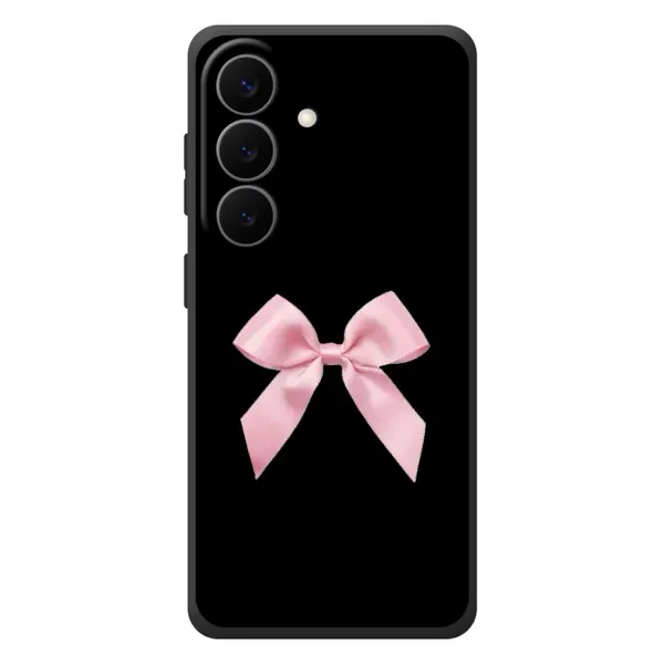 Чехол с рисунком «Бант на черном» для Samsung Galaxy S26 Plus Чехол с рисунком «Бант на черном» для Samsung Galaxy S26 Plus