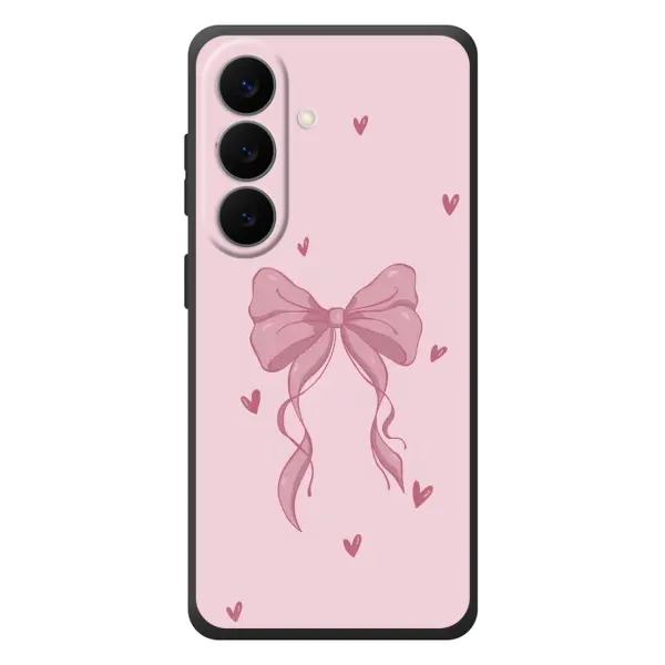 Чехол с рисунком «Бант на розовом» для Samsung Galaxy S26 Plus Чехол с рисунком «Бант на розовом» для Samsung Galaxy S26 Plus