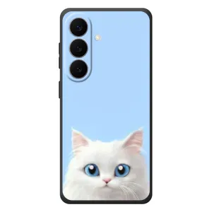 Чехол на тематику: Коты для Samsung Galaxy S26 Plus (Белый кот)