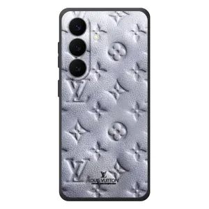 Текстурный Чехол Louis Vuitton для Галакси С26 Плюс (Белый ЛВ)