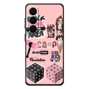 Чехлы с картинкой для Samsung Galaxy S26 Plus (BLACK PINK коллаж)