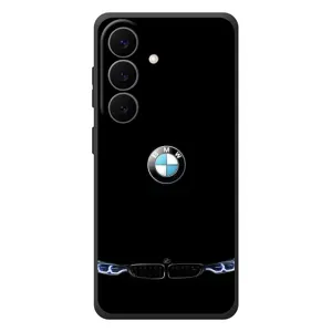 Силіконовий бампер з картинкою машини на Samsung Galaxy S26 Plus (Чорний BMW)
