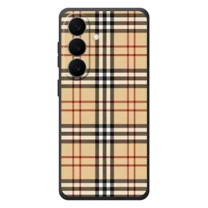 Чехол с Брендами одежды на Галакси С26 Плюс (Burberry стиль)