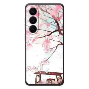 Чехол с принтом САКУРЫ на Samsung Galaxy S26 Plus (Чайная церемония)