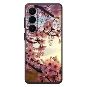 Чехол с принтом САКУРЫ на Samsung Galaxy S26 Plus (Цветущая сакура)