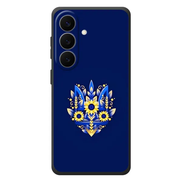 Чехол с рисунком «Цветущий Герб» для Samsung Galaxy S26 Plus
