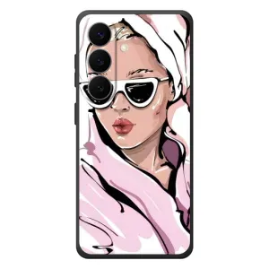 Чехол с картинкой Модные Девчонки Samsung Galaxy S26 Plus (Девушка в халате)