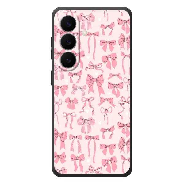 Чехол с рисунком «Фон бантики» для Samsung Galaxy S26 Plus Чехол с рисунком «Фон бантики» для Samsung Galaxy S26 Plus