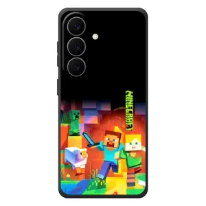 Чехлы для Samsung Galaxy S26 Plus (Персонажи Майн Крафт) (Герой Майнкрафт)