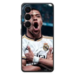 Чехол (TPU) с Футболистом на Samsung Galaxy S26 Plus (Гол Мбаппе)