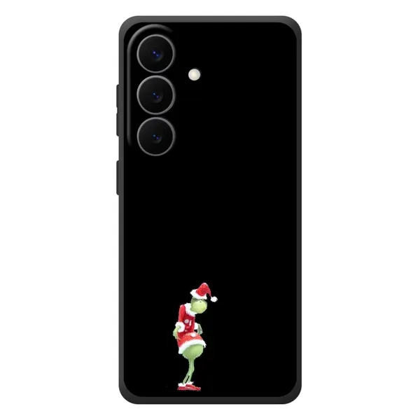 Чохол з малюнком «Грінч на чорному» для Samsung Galaxy S26 Plus Чохол з малюнком «Грінч на чорному» для Samsung Galaxy S26 Plus