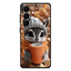 Печатный чехол «Зверята с кофе» для Samsung Galaxy S26 Plus (Грызунчик с кофе)
