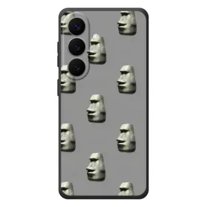 Бампер з принтом Меми для Samsung Galaxy S26 Plus (Кам'яна особа)