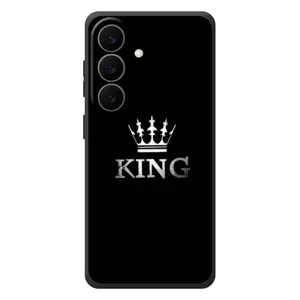 Чехол (Корона на чёрном фоне) для Галакси С26 Плюс (KING)