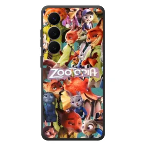 Силиконовый чехол с принтом Зоотрополіс для Samsung Galaxy S26 Plus (Коллаж героев)