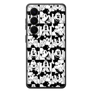 Чехлы с принтом Микки Маус на Samsung Galaxy S26 Plus (Коллаж Микки Маус)