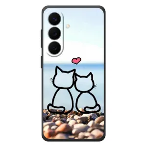 Силиконовые Чехлы Любимому человеку для Samsung Galaxy S26 Plus (Котейки)