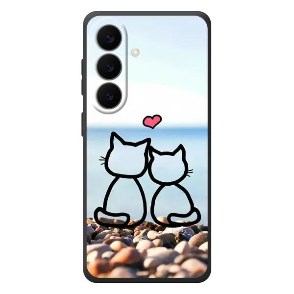 Чехол с рисунком «Котейки» для Samsung Galaxy S26 Plus Чехол с рисунком «Котейки» для Samsung Galaxy S26 Plus
