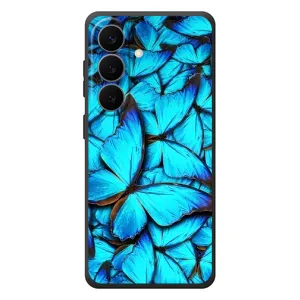 Силиконовый бампер с картинкой животных для Samsung Galaxy S26 Plus (Крылья бабочек)