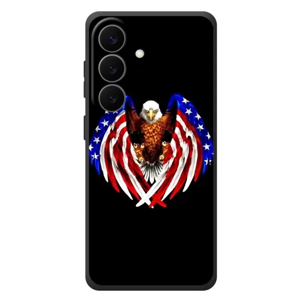Чехол с рисунком «Крылья США» для Samsung Galaxy S26 Plus Чехол с рисунком «Крылья США» для Samsung Galaxy S26 Plus
