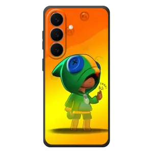 Чехол Бравл Старс для Samsung Galaxy S26 Plus (LEON в кофте)