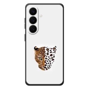 Чехол с леопардовым принтом на Samsung Galaxy S26 Plus (Леопард на белом)