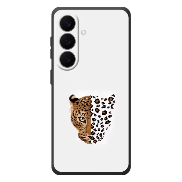 Чехол с рисунком «Леопард на белом» для Samsung Galaxy S26 Plus Чехол с рисунком «Леопард на белом» для Samsung Galaxy S26 Plus