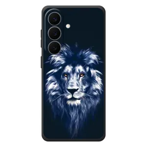 Чехол с картинкой на Samsung Galaxy S26 Plus (Лев - синий)