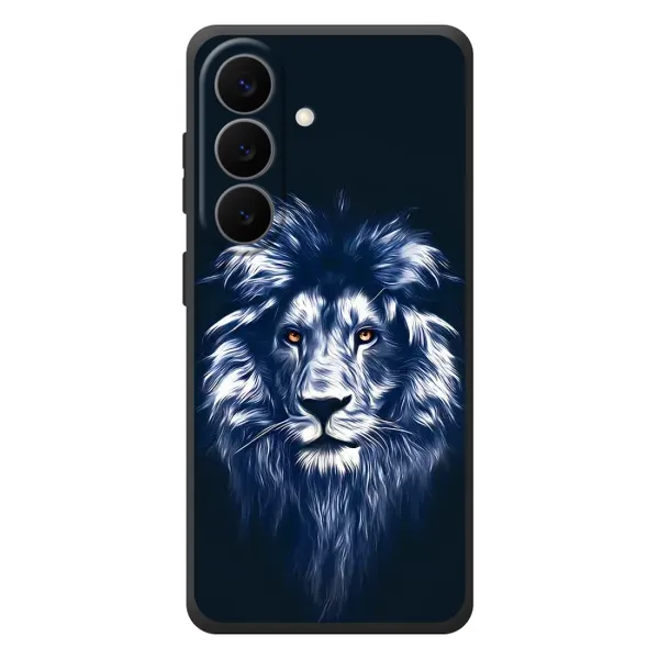 Чехол с рисунком «Лев - синий» для Samsung Galaxy S26 Plus Чехол с рисунком «Лев - синий» для Samsung Galaxy S26 Plus