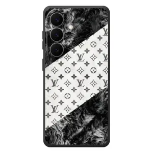 Чехол Стиль Louis Vuitton на Samsung Galaxy S26 Plus (LV на белом)