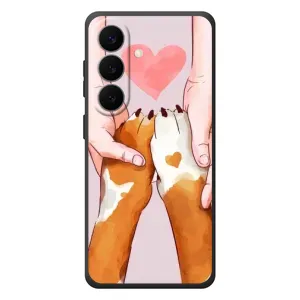 Чехол (ТПУ) Милые собачки для Samsung Galaxy S26 Plus (Любовь к собакам)