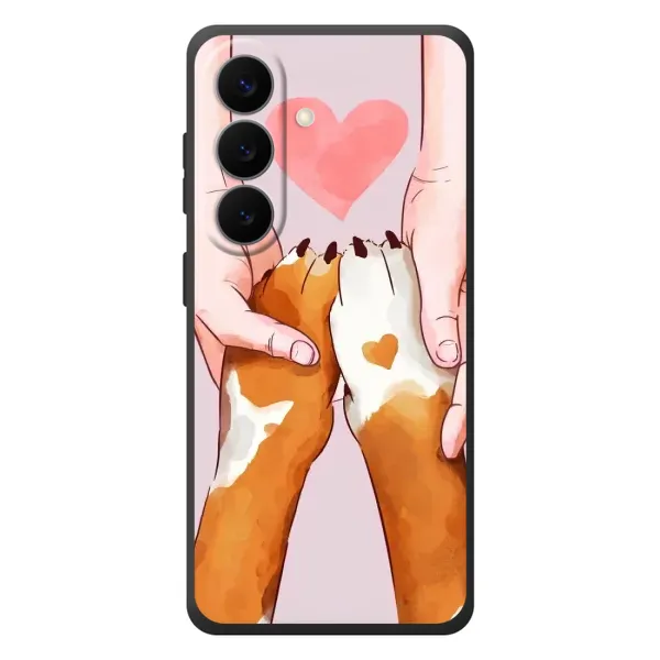 Чехол с рисунком «Любовь к собакам» для Samsung Galaxy S26 Plus Чехол с рисунком «Любовь к собакам» для Samsung Galaxy S26 Plus