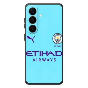 Силиконовые Чехлы принт Футбол на Samsung Galaxy S26 Plus (Man City)