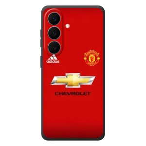 Силиконовые Чехлы принт Футбол на Samsung Galaxy S26 Plus (Man United)