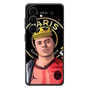Чехол (TPU) с Футболистом на Samsung Galaxy S26 Plus (Mbappe King)