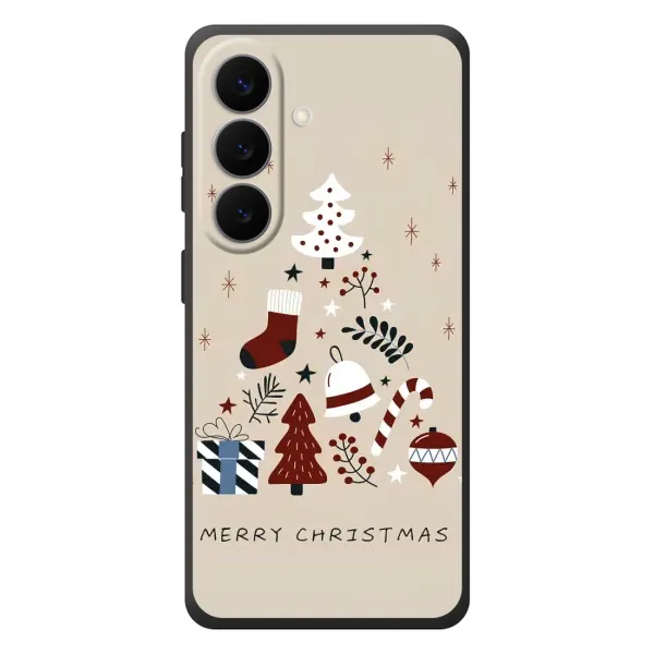 Чехол с рисунком «Merry Christmas» для Samsung Galaxy S26 Plus Чехол с рисунком «Merry Christmas» для Samsung Galaxy S26 Plus