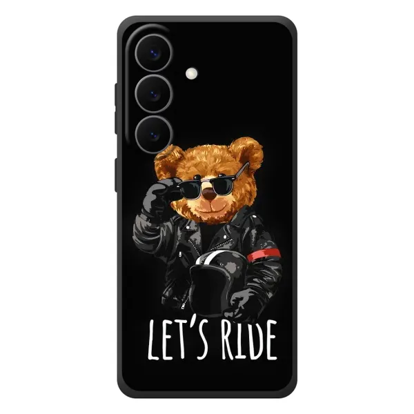 Чехол с рисунком «Модный Мишка» для Samsung Galaxy S26 Plus