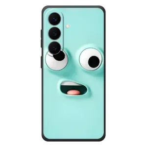 Силиконовые Чехлы (смешные стикеры) для Samsung Galaxy S26 Plus (Забавное мятное лицо)