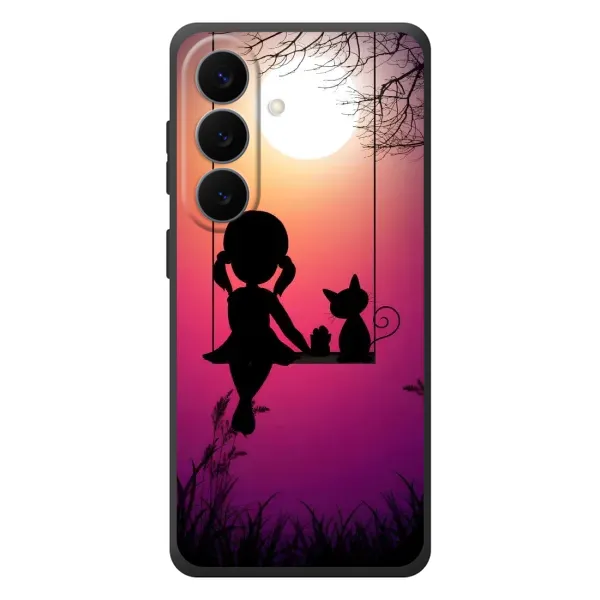 Чохол з малюнком «На гойдалці» для Samsung Galaxy S26 Plus Чохол з малюнком «На гойдалці» для Samsung Galaxy S26 Plus