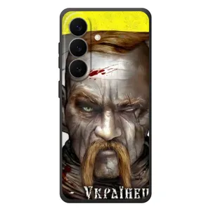 Чехол с картинкой (Патриотический КОЗАК) на Samsung Galaxy S26 Plus (Одноглазый Козак)
