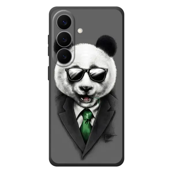 Чехол с рисунком «Панда в очках» для Samsung Galaxy S26 Plus Чехол с рисунком «Панда в очках» для Samsung Galaxy S26 Plus