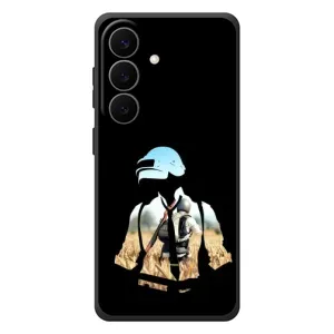 Силиконовый чехол с картинкой "Герой Pubg" на Samsung Galaxy S26 Plus (Пубг мен)