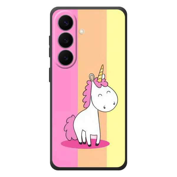 Чехол с рисунком «Радужный Единорог» для Samsung Galaxy S26 Plus Чехол с рисунком «Радужный Единорог» для Samsung Galaxy S26 Plus